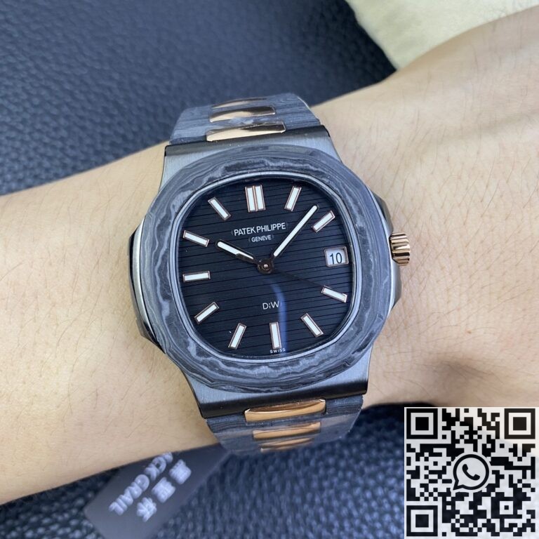 Customized Patek Philippe Nautilus 5711 Carbon Fiber Gold Case Series