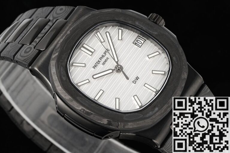 Customized Patek Philippe Nautilus 5711 Carbon Fiber White Dial Series