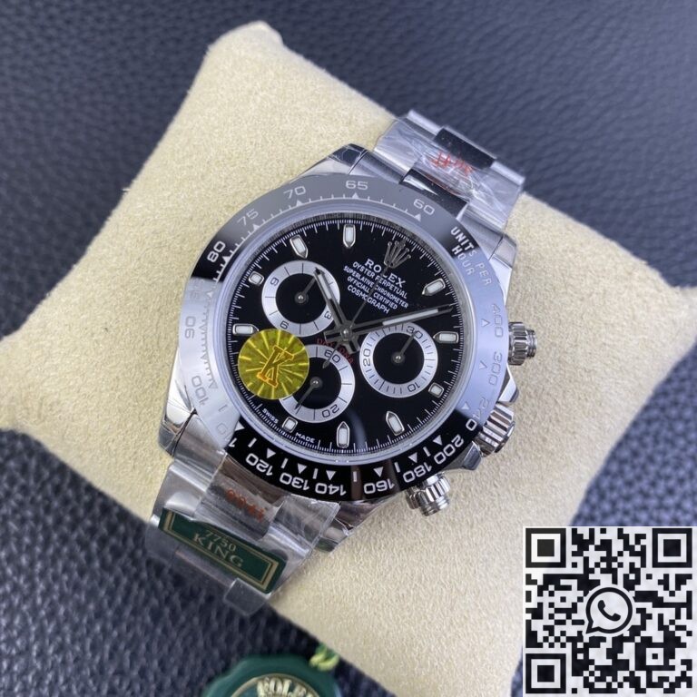 King Factory Replica Rolex Cosmograph Daytona M126500LN-0002 Black Dial Series