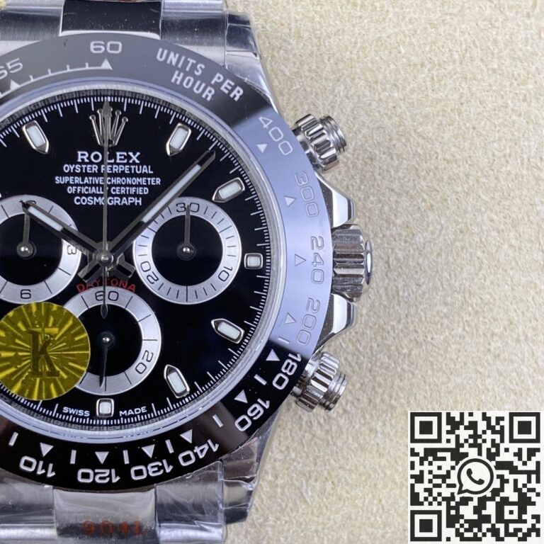 King Factory Replica Rolex Cosmograph Daytona M126500LN-0002 Black Dial Series