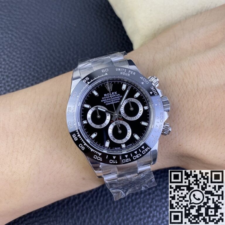 King Factory Replica Rolex Cosmograph Daytona M126500LN-0002 Black Dial Series