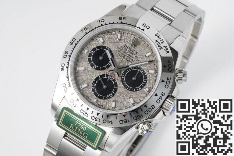 King Factory Replica Rolex Cosmograph Daytona M116509LN-0073 Meteorite Dial