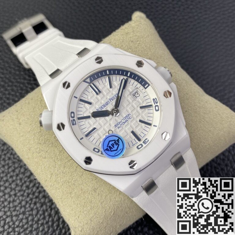 APS Factory Replica Audemars Piguet Royal Oak Offshore 15707CB.OO.A010CA.01 White Ceramics