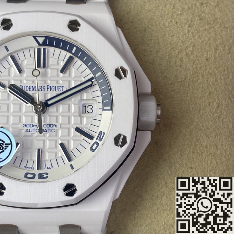 APS Factory Replica Audemars Piguet Royal Oak Offshore 15707CB.OO.A010CA.01 White Ceramics