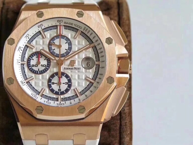 JF Factory Replica Audemars Piguet Royal Oak Offshore 26408OR.OO.A010CA.01 White Panda Dial