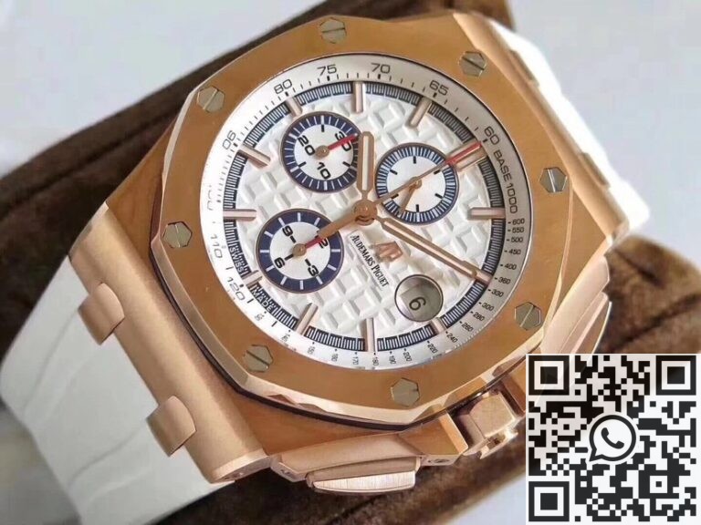 JF Factory Replica Audemars Piguet Royal Oak Offshore 26408OR.OO.A010CA.01 White Panda Dial