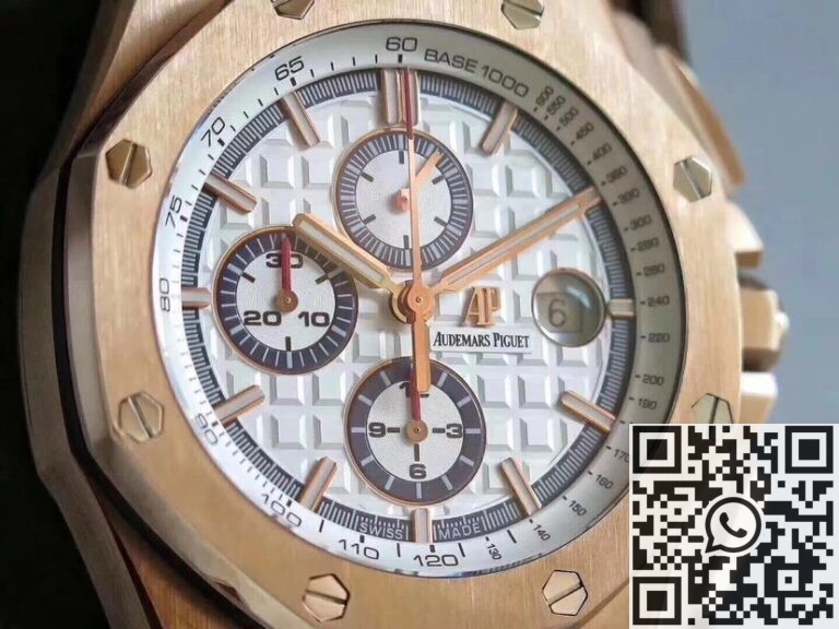 JF Factory Replica Audemars Piguet Royal Oak Offshore 26408OR.OO.A010CA.01 White Panda Dial