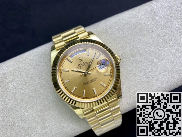 EW Factory Replica Rolex Day Date M128238-0045 Champagne Dial Series