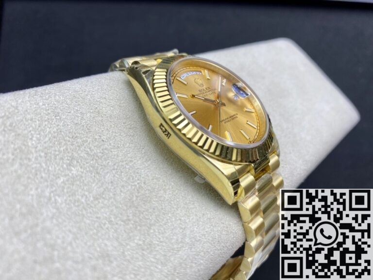 EW Factory Replica Rolex Day Date M128238-0045 Champagne Dial Series