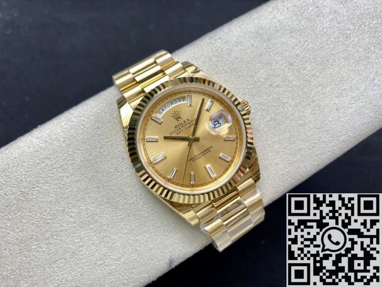 EW Factory Replica Rolex Day Date M228238-0005 Champagne Dial Series