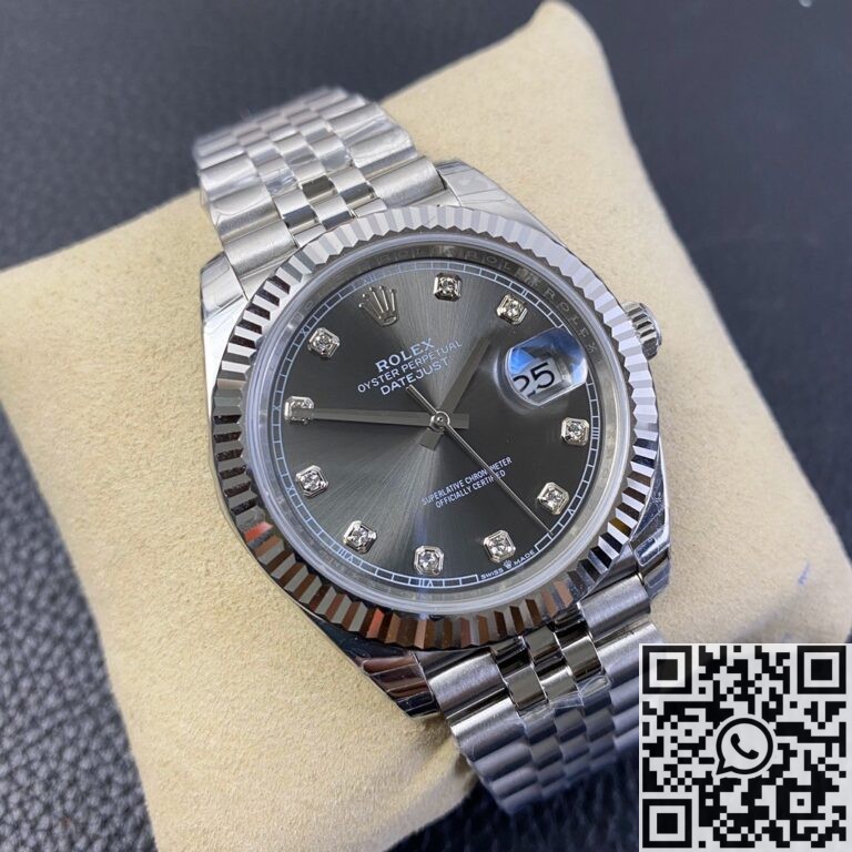 EW Factory Replica Rolex Datejust M126334-0006 Gray Dial