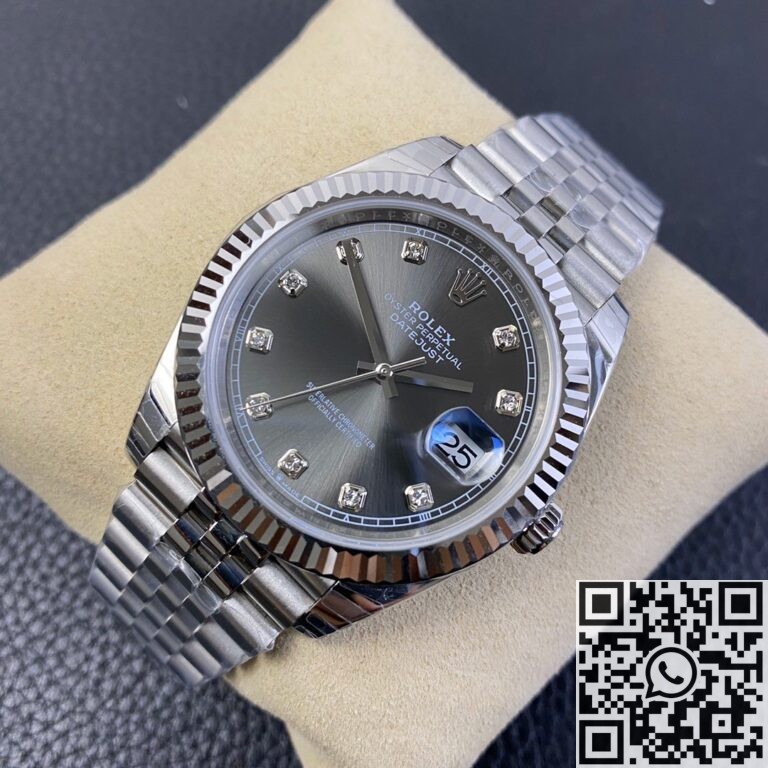 EW Factory Replica Rolex Datejust M126334-0006 Gray Dial