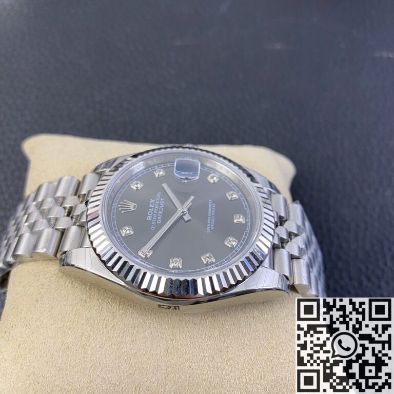 EW Factory Replica Rolex Datejust M126334-0006 Gray Dial