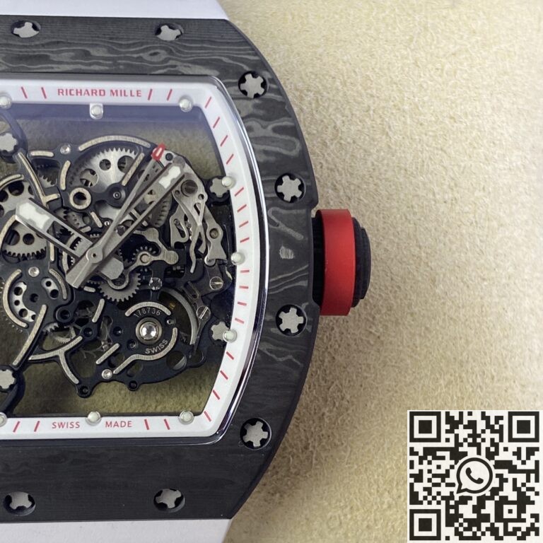 KV Factory Replica Richard Mille RM055 V5 Carbon Fiber Watch Case Series