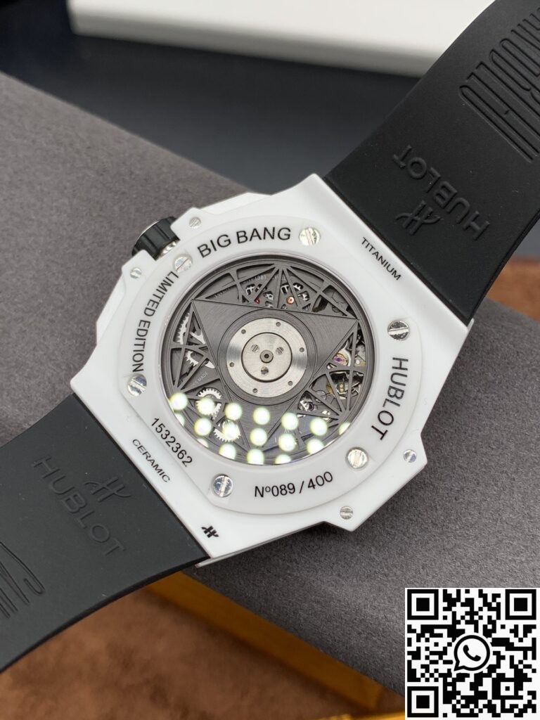 BBF Factory Replica Hublot Big Bang Sang Bleu 418.HX.2001.RX.MXM2 White Ceramics