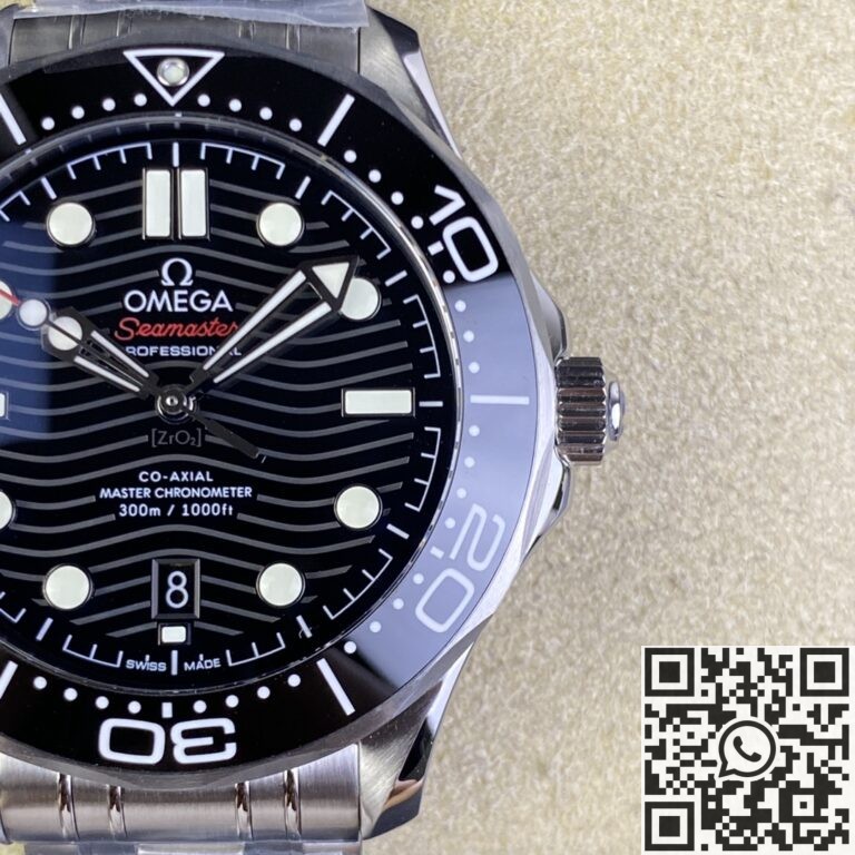 VS Factory Replica Omega Seamaster Diver 300M 212.30.41.20.01.003 Black Dial Series