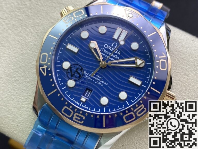 VS Factory Replica Omega Seamaster Diver 300M 210.20.42.20.03.002 Rose Gold Series