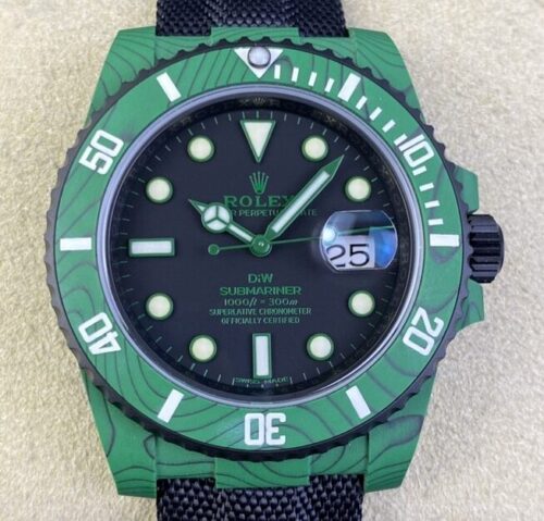 VS factory Custom Rolex Submariner Colored Carbon Fiber Case