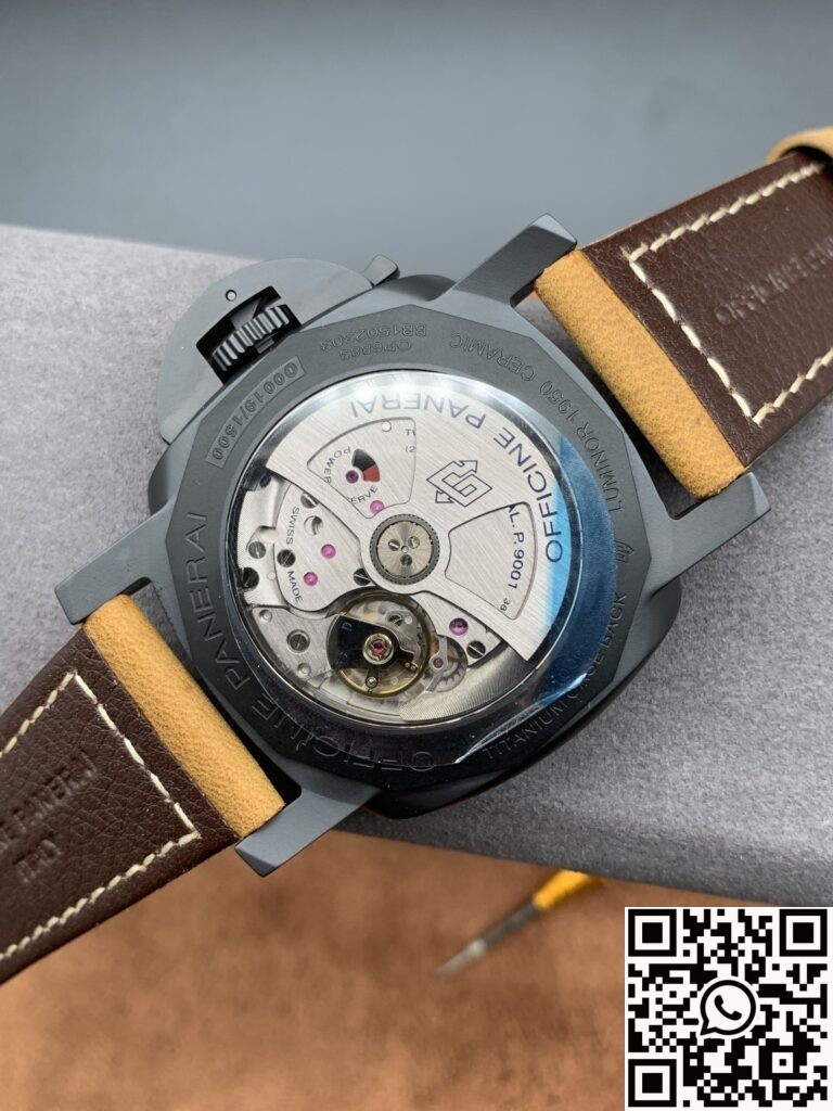 VS Factory Replica Luminor Marina Panerai PAM441 Black Ceramic Case Size 44mm 