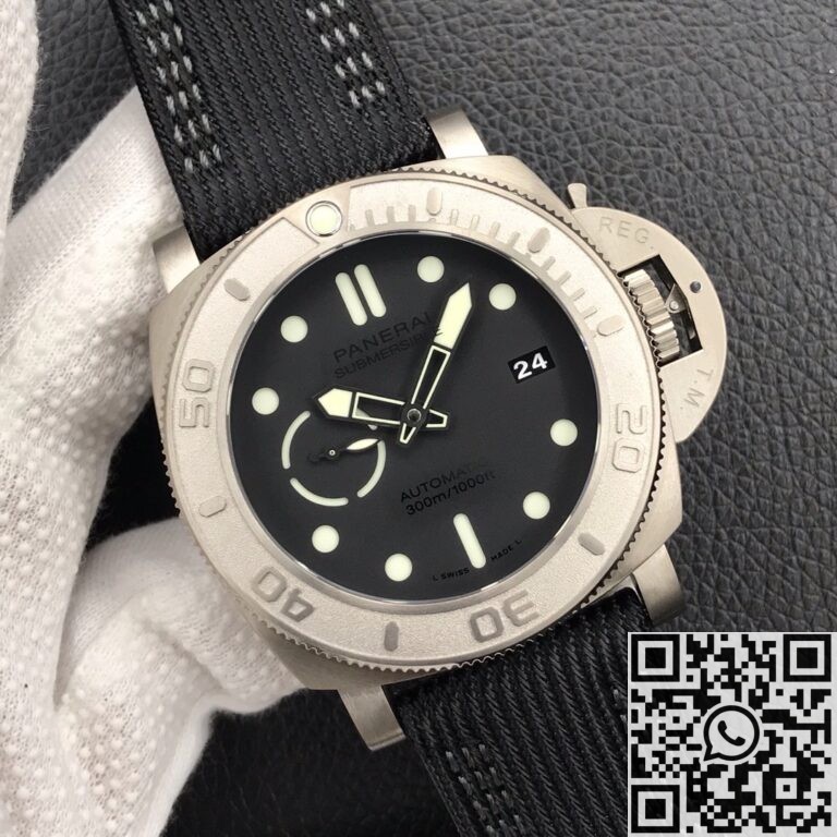 VS Factory Replica Watches Panerai Submersible PAM00984 Matte Eco-Titanium™ 47MM