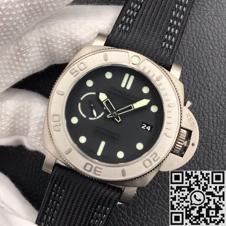 VS Factory Replica Watches Panerai Submersible PAM00984 Matte Eco-Titanium™ 47MM