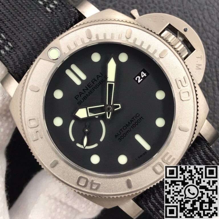 VS Factory Replica Watches Panerai Submersible PAM00984 Matte Eco-Titanium™ 47MM