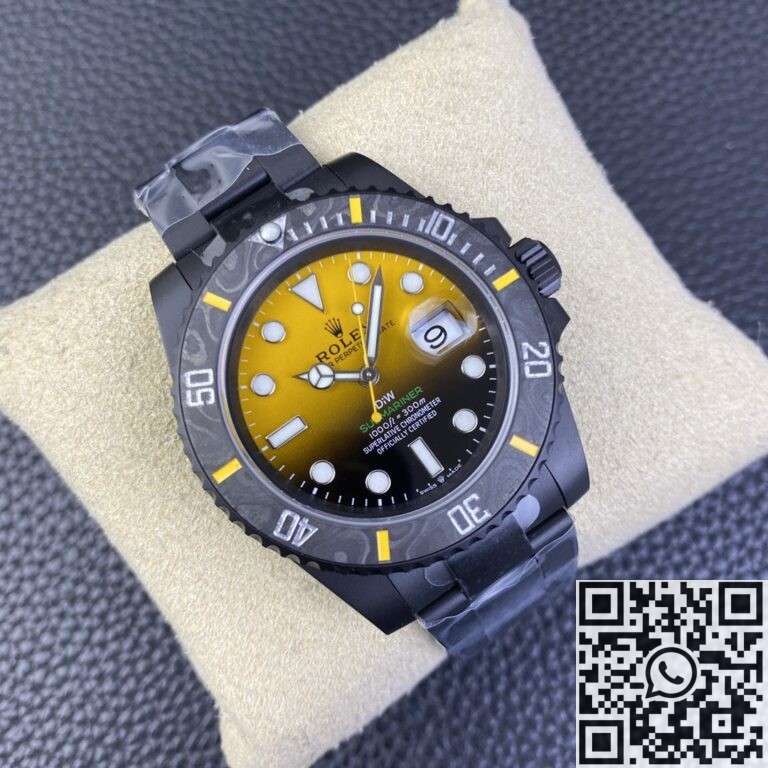 VS Factory Custom Rolex Submariner Watches Gradient Yellow 40mm: A Detailed Review