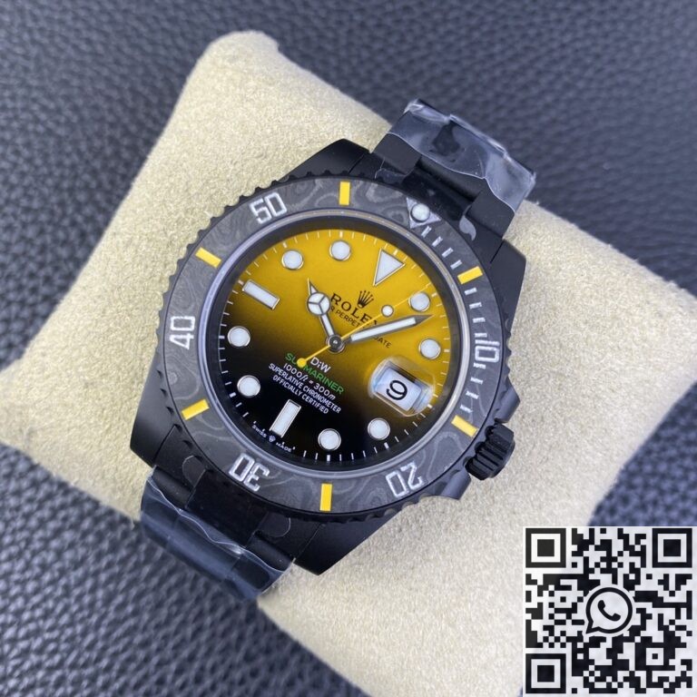 VS Factory Custom Rolex Submariner Watches Gradient Yellow 40mm: A Detailed Review