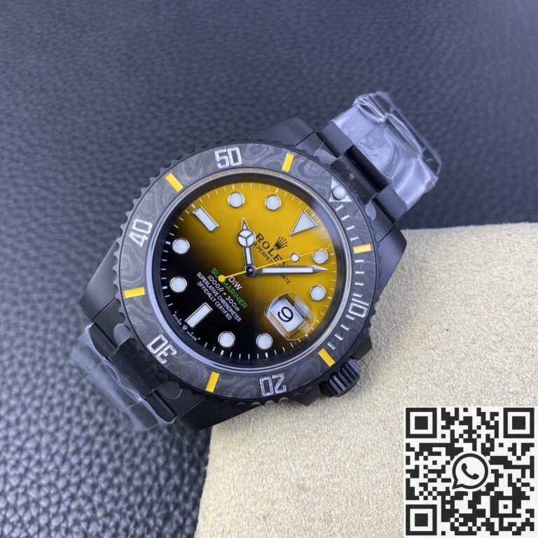 VS Factory Custom Rolex Submariner Watches Gradient Yellow 40mm: A Detailed Review