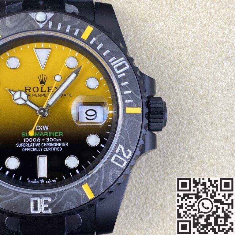 VS Factory Custom Rolex Submariner Watches Gradient Yellow 40mm: A Detailed Review