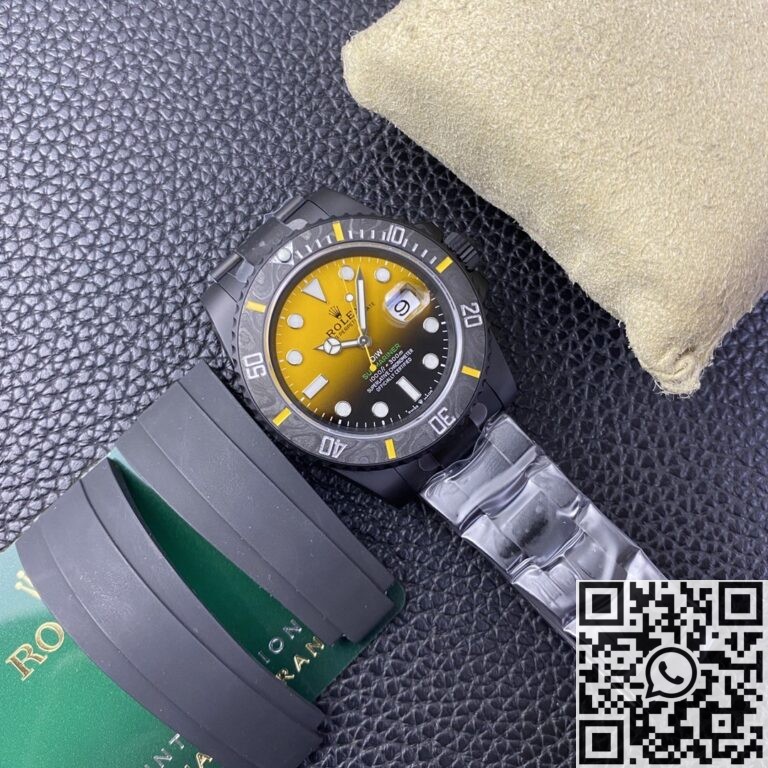 VS Factory Custom Rolex Submariner Watches Gradient Yellow 40mm: A Detailed Review