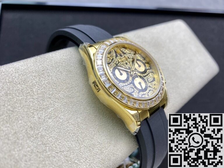 JH Factory Replica Rolex Daytona 116588 TBR Gold With Diamonds