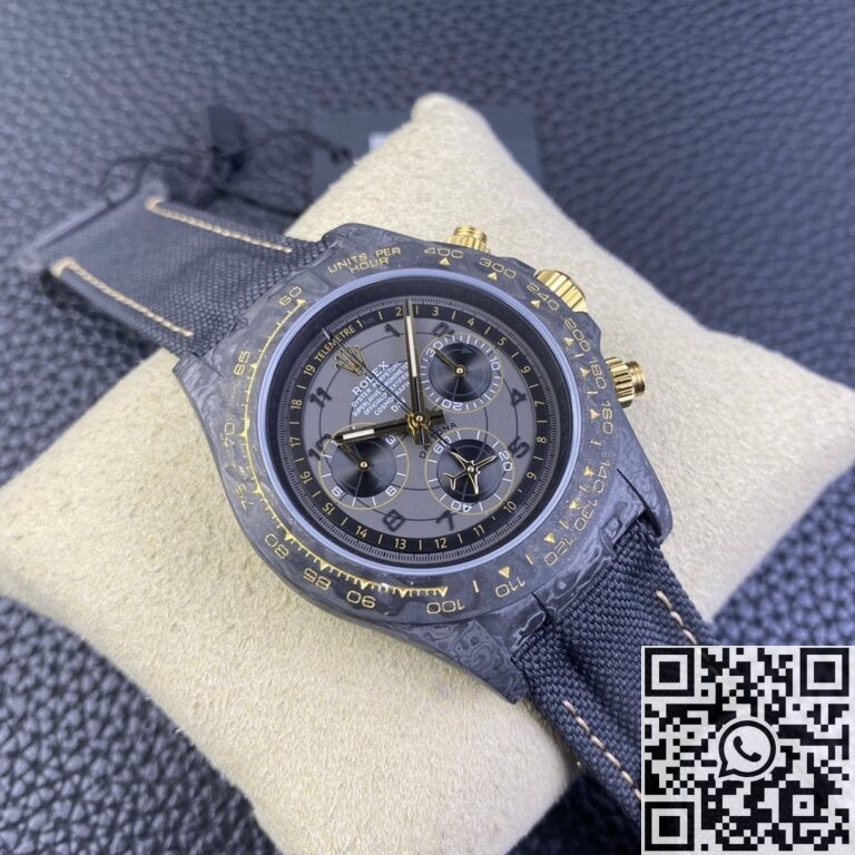 DIW Custom Rolex Daytona Carbon Fiber Case Avia Grey