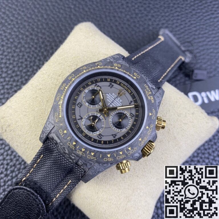 DIW Custom Rolex Daytona Carbon Fiber Case Avia Grey