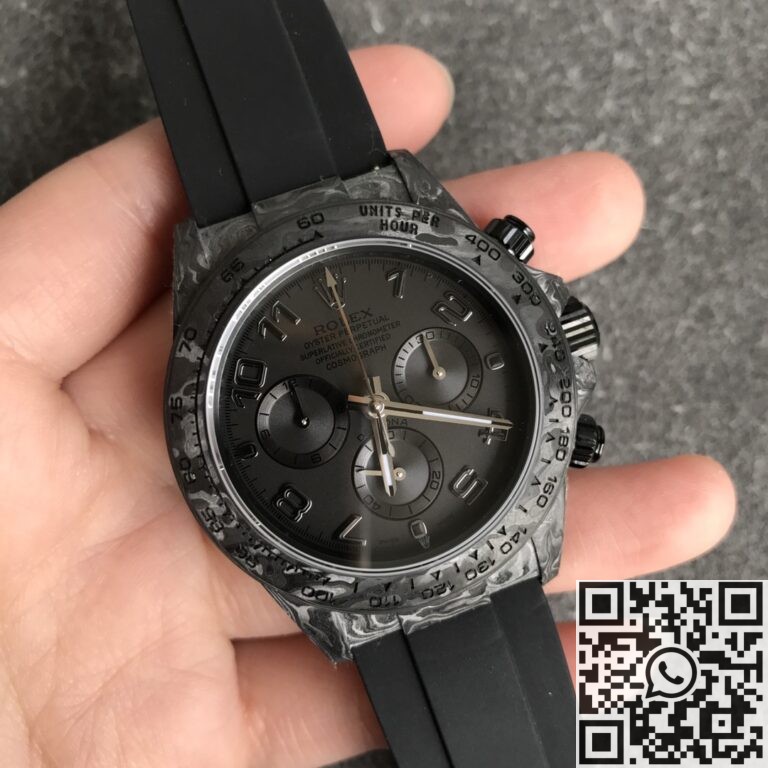 JH Custom Rolex Daytona Black Rubber Tape