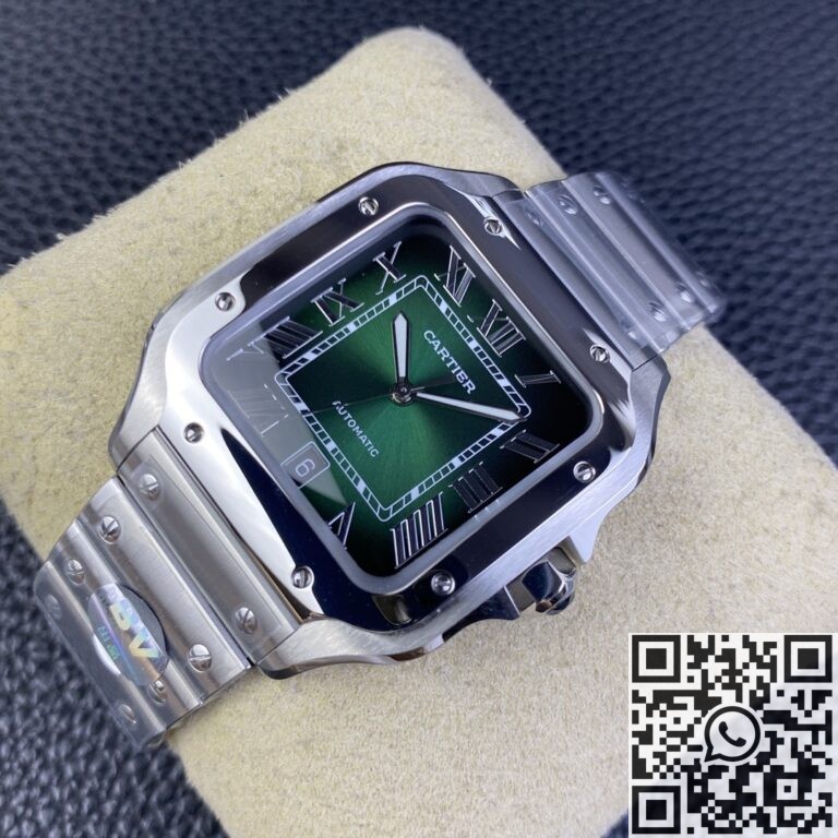 BV Factory Replica Cartier Santos WSSA0062 Gradient Green