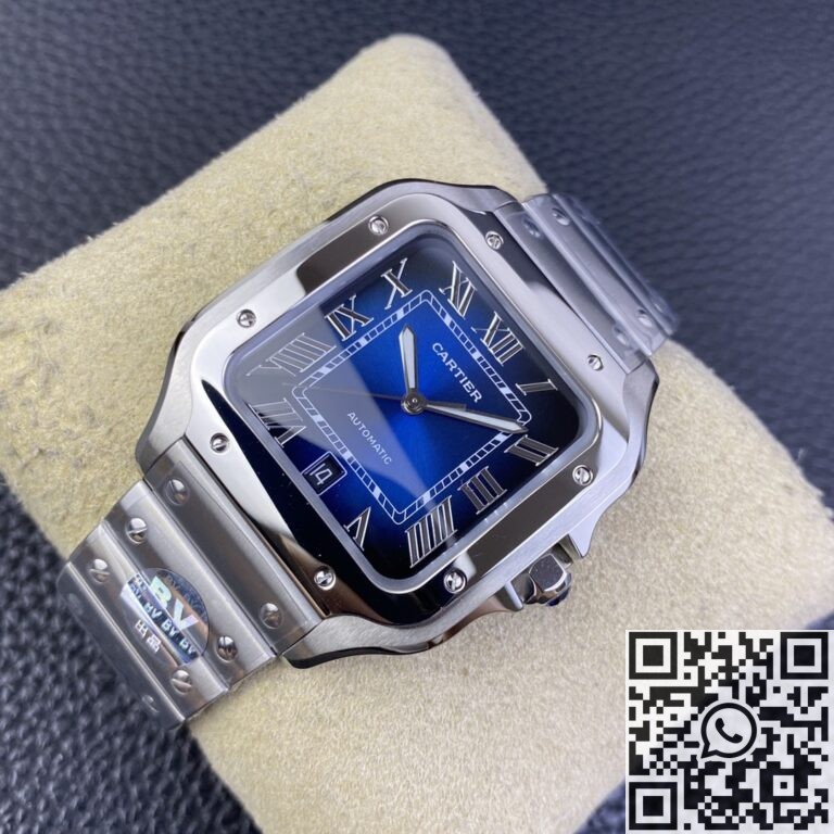 BV Factory Replica Cartier Santos WSSA0030 Gradient Blue