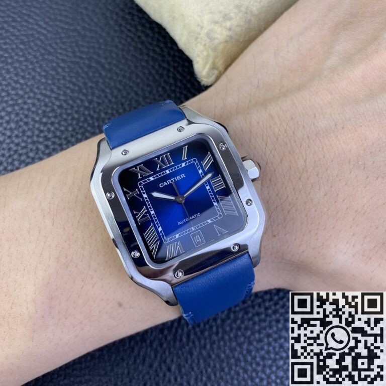 BV Factory Replica Cartier Santos WSSA0030 Gradient Blue