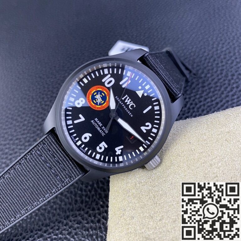 M+ Factory Replica IWC Pilot IW324705 Black Dial