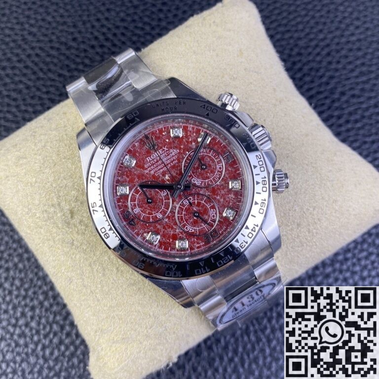 Clean Factory Rolex Cosmograph Daytona Replica Watches 116589 Pomegranate Dial