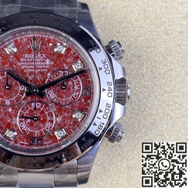 Clean Factory Rolex Cosmograph Daytona Replica Watches 116589 Pomegranate Dial