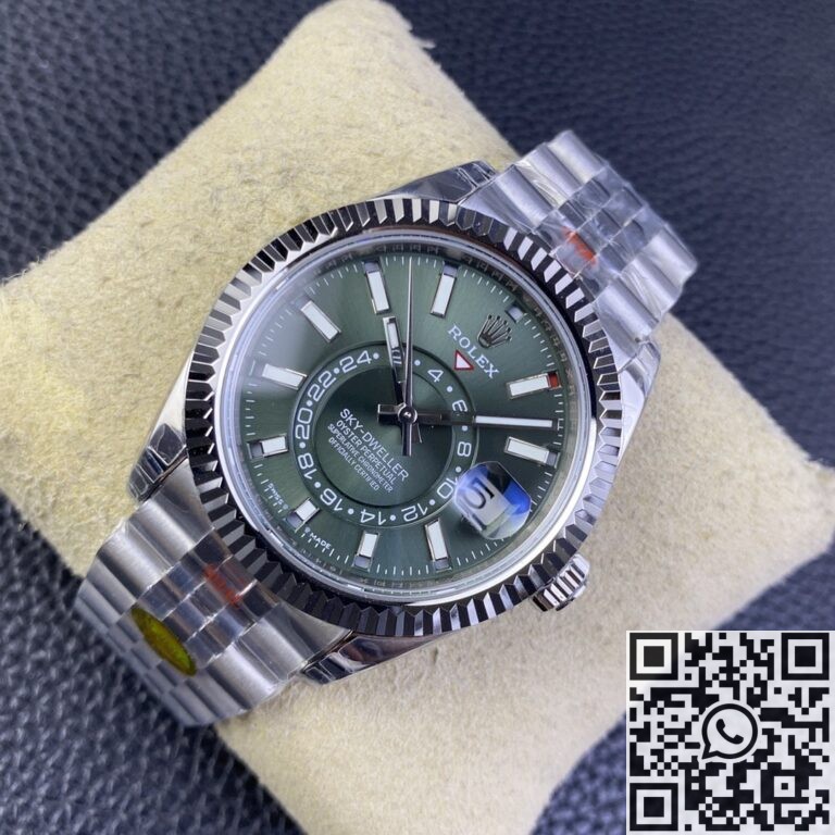 Noob Factory Replica Rolex Sky Dweller M336934-0002 Mint Green Dial