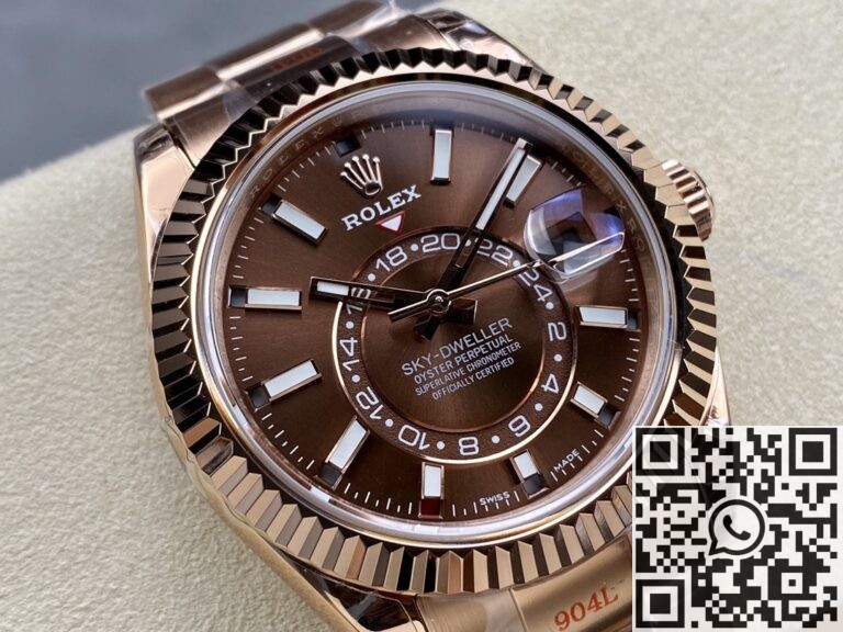 Noob Factory Rolex Sky Dweller M326935-0006 Rose Gold Watch