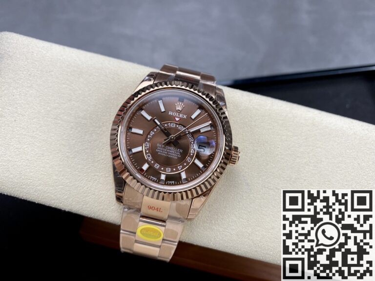 Noob Factory Rolex Sky Dweller M326935-0006 Rose Gold Watch