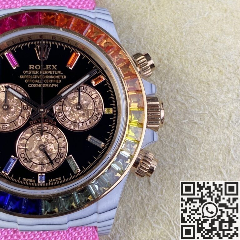 IPK Custom Rolex Daytona White Carbon Fiber Version 4130 Movement