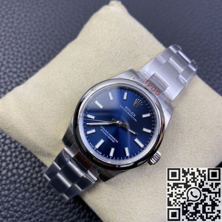 EW Factory Replica Rolex Oyster Perpetual M277200-0003 Blue Dial Watch