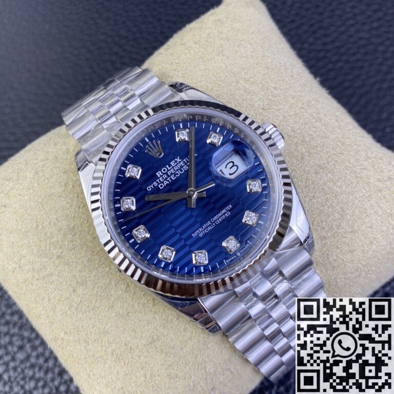 VS Factory Replica Rolex Datejust M126234-0057 Bright Blue Dial Watches