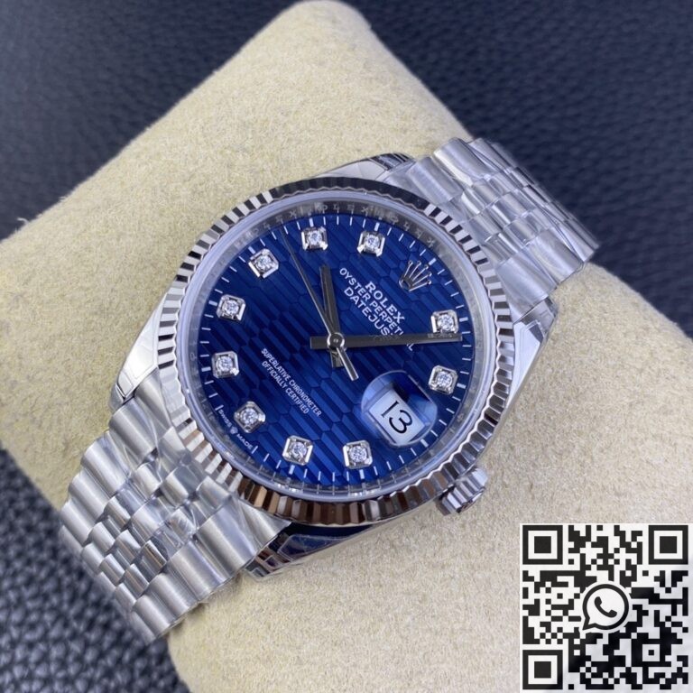 VS Factory Replica Rolex Datejust M126234-0057 Bright Blue Dial Watches