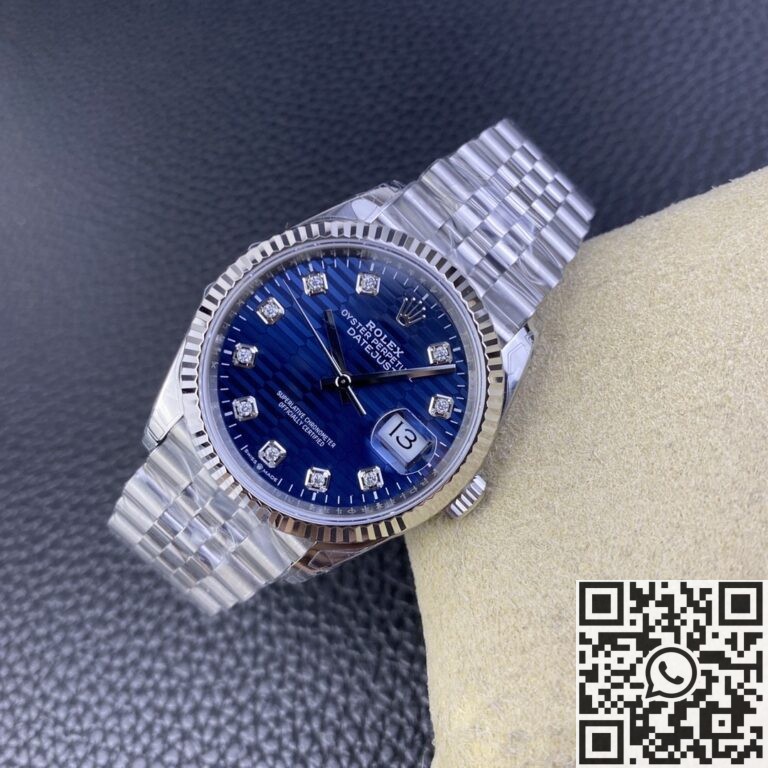 VS Factory Replica Rolex Datejust M126234-0057 Bright Blue Dial Watches