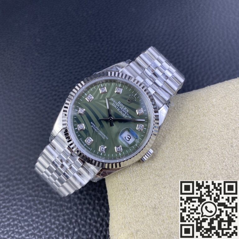 VS Factory Replica Rolex Datejust M126234-0055 Olive Green Dial